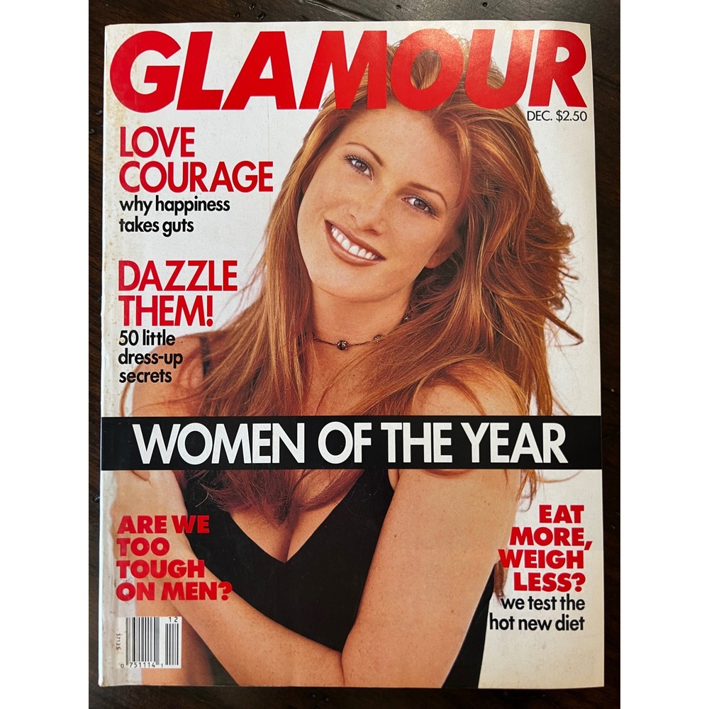 Vtg 90s GLAMOUR Magazine December 1993 Angie Everheart Women of the Year Fashion